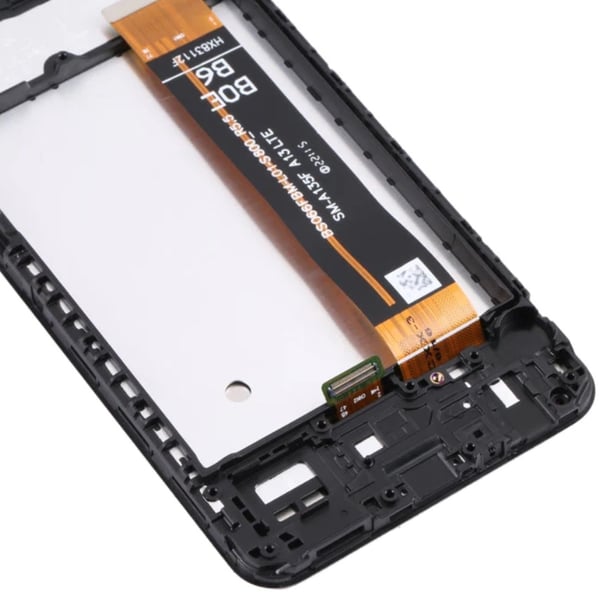 Samsung SM-A135F Galaxy A13 original LCD-skærm og berøringsskærm IPS sort ramme