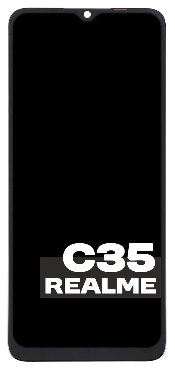 Alkuperäinen LCD-kosketusnäyttö Realme C35 RMX3511:lle kehyksellä