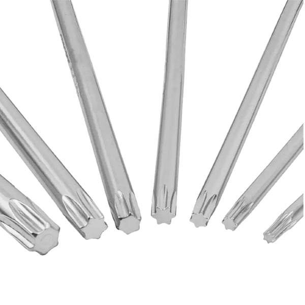 JCB 7-osainen extrapitkä Torx-avainsarja T10-T40 tyyppi L Cr-V