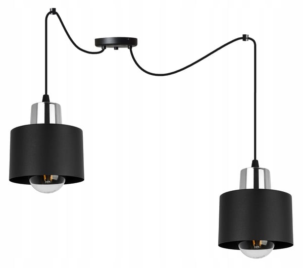 MODERNI KATTOVALAISIN MUSTA LED-VALAISIN