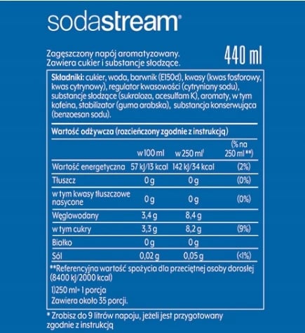 6 SodaStream-tiivisteen setti, 3 kpl (Pepsi+Mirinda)