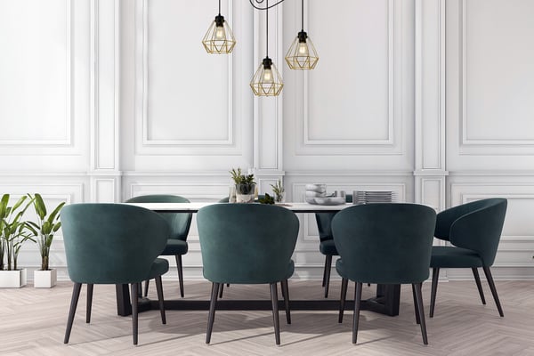 MODERNI ELEGANTTI RIIPPUVALAISIN METALLIVARJOSTIMESTA