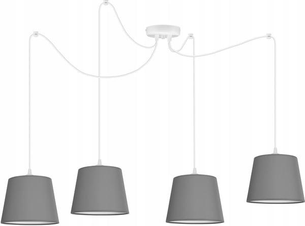 HÄNGANDE taklampa ljuskrona SPIDER loft E27 LED