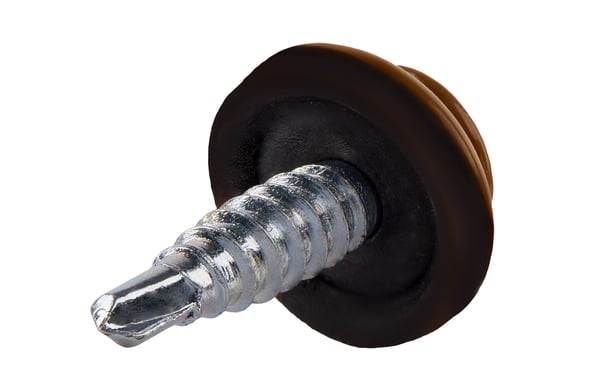 Landmandsskruer GTF02P Panhoved 4,8x20mm RAL 8003
