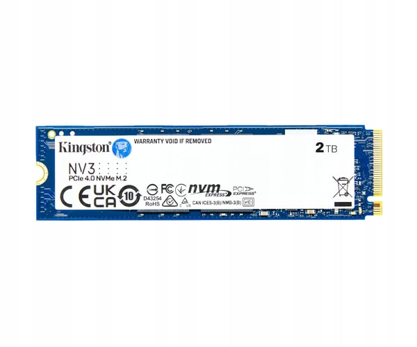 Kingston NV3 M.2 2280 PCIe 4.0x4 NVMe 2TB SSD (6000/5000MB/s)