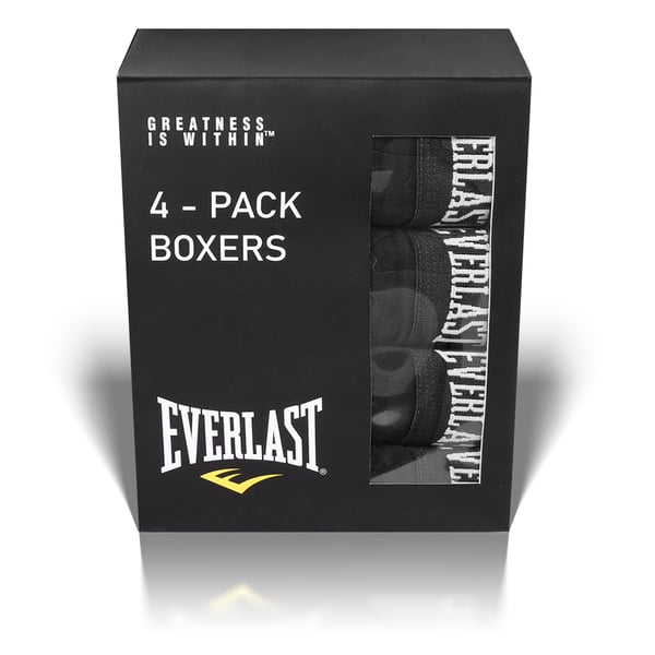 Everlast miesten bokserit BM400 puuvilla musta 8 kpl koko M