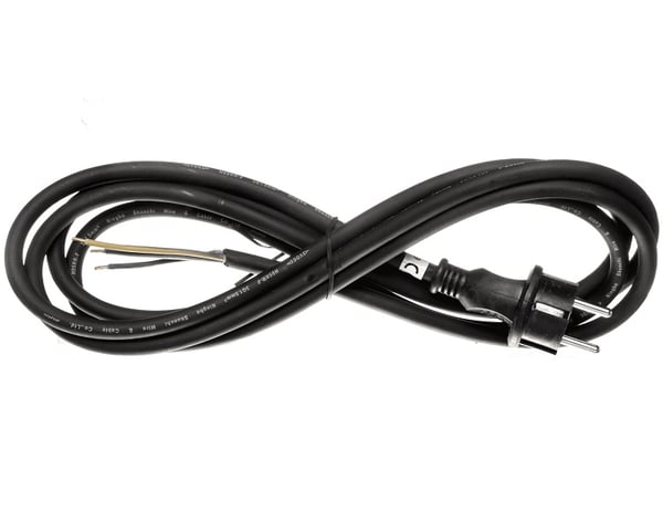 TILSLUTNINGSKABEL LIGE RUNDT STIK 3X1.5 3M - E00000-03059