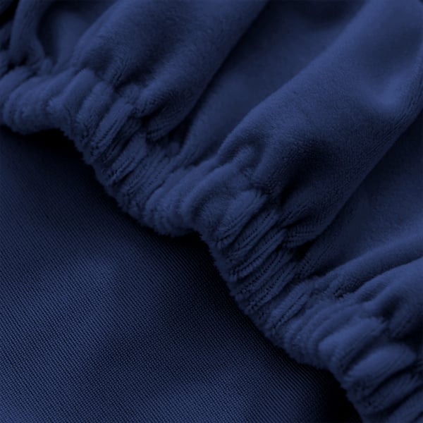 Skandinaavinen tuolinpäällinen, tummansininen joustava sametti [21EB]