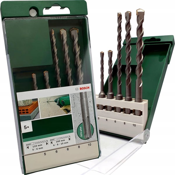 Bosch SDS plus betoniporanteräsarja, 5 osaa
