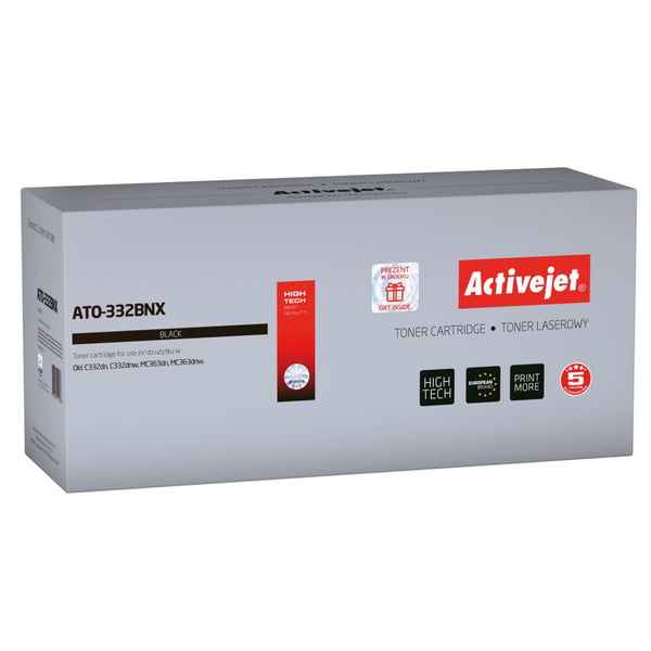 Activejet-merkkinen väriainekasetti OKI 46508712 uusi ATO-332BNX Activejet-merkkinen väriainekasetti OKI 46508712 uusi ATO-332BNX