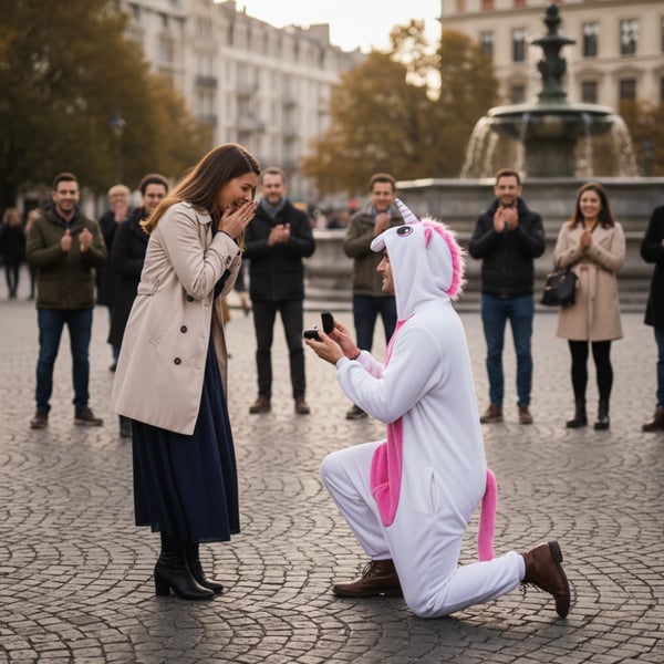 Kigurumi-kostume - enhjørning med stjerner Kigurumi-kostume - enhjørning med stjerner