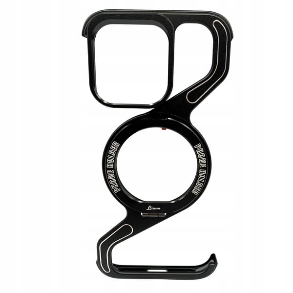 Etui til iPhone 15 PRO - Pansret Magsafe Metalcover - Titanium Holder