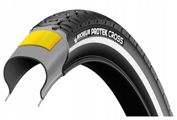 Michelin punkteringsfri dæk 28" 700x35 Protrek