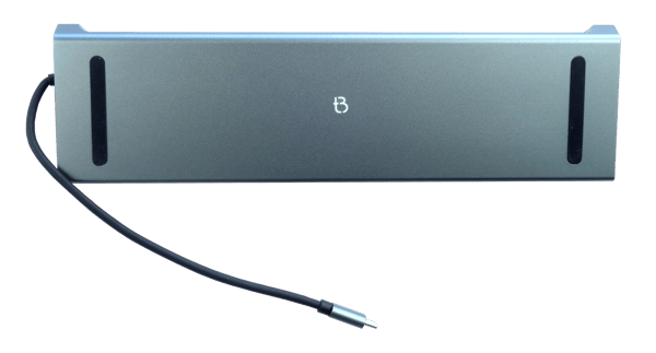 HUB USB-C HDMI 4K VGA LAN RJ45 4x USB SD-kort Jack 3,5mm Power Delivery 87W