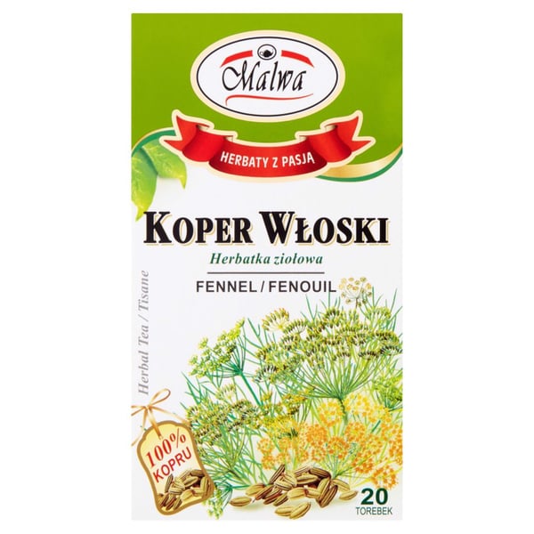 Malwa örtte med fänkål 30 g (20 x 1,5 g) Malwa örtte med fänkål 30 g (20 x 1,5 g)