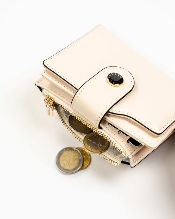 Ekoplånbok för kvinnor PTN 012-JK6-2660 Beige