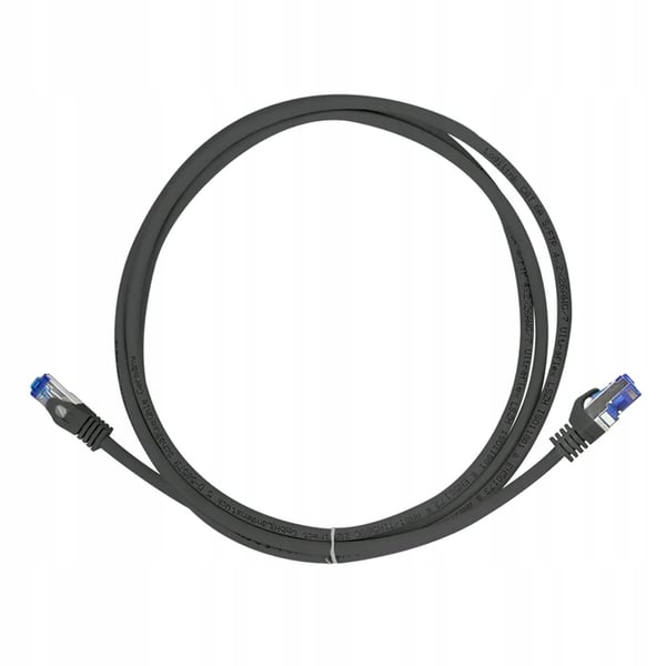 LogiLink C6A013S Cat.6A S/FTP Ultraflex patchkabel 0,25m sort