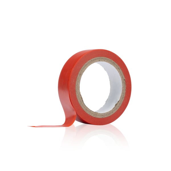 Rød isoleringstape 16 mm x 10 m