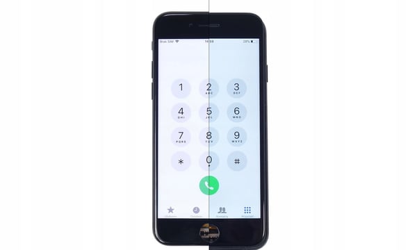 Premium-skärm för Apple iPhone 8 RETINA-kvalitet svart