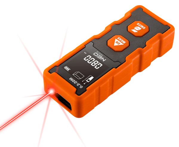 LASERETÄISYYSMITTARI 20 M - T N75-202