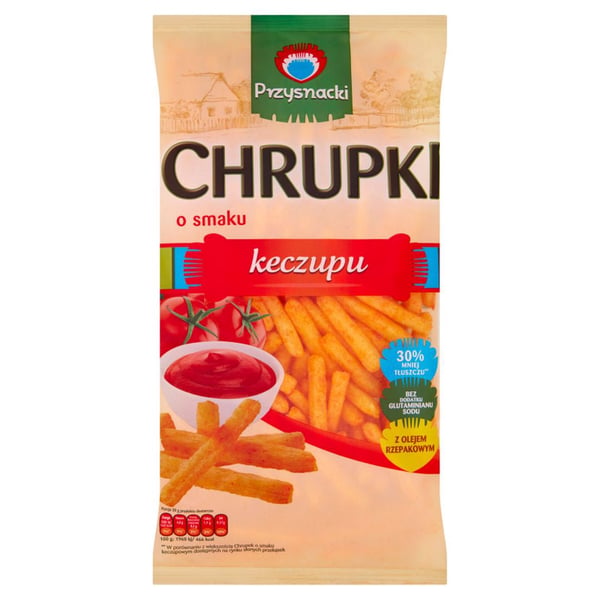 Przysnacki Ketsupinmakuiset sipsit 120 g Przysnacki Ketsupinmakuiset sipsit 120 g