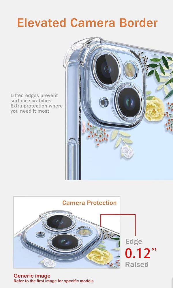Gennemsigtigt silikone-etui til Xiaomi 13 6,36" Kat i butterfly med søde planter