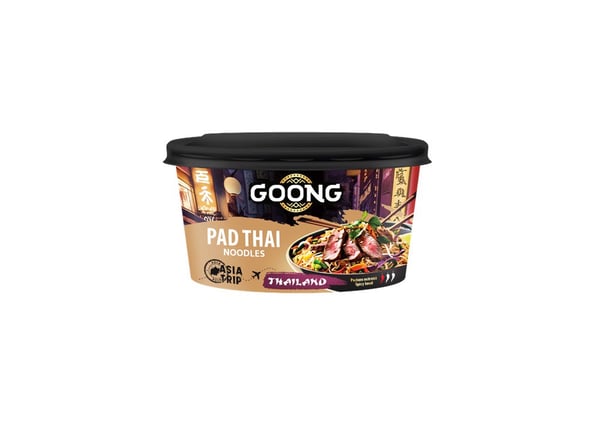 Goong-nuudelit Pad Thai -kastikkeella pikaruokana 90 g