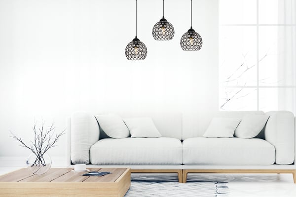 LOFTHÆNGENDE LAMPE LYKRONE LOFTKRYSTAL