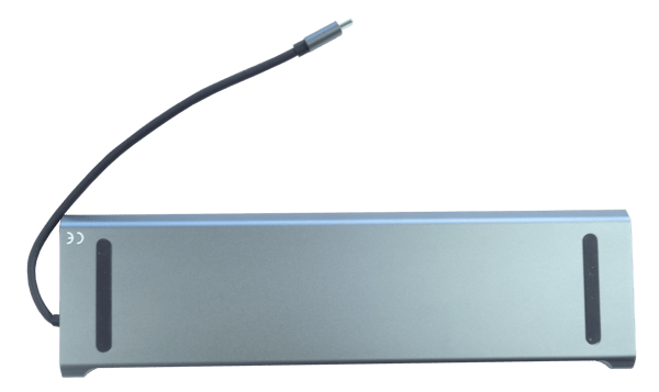 HUB USB-C HDMI 4K VGA LAN RJ45 4x USB SD-kort Jack 3,5mm Power Delivery 87W