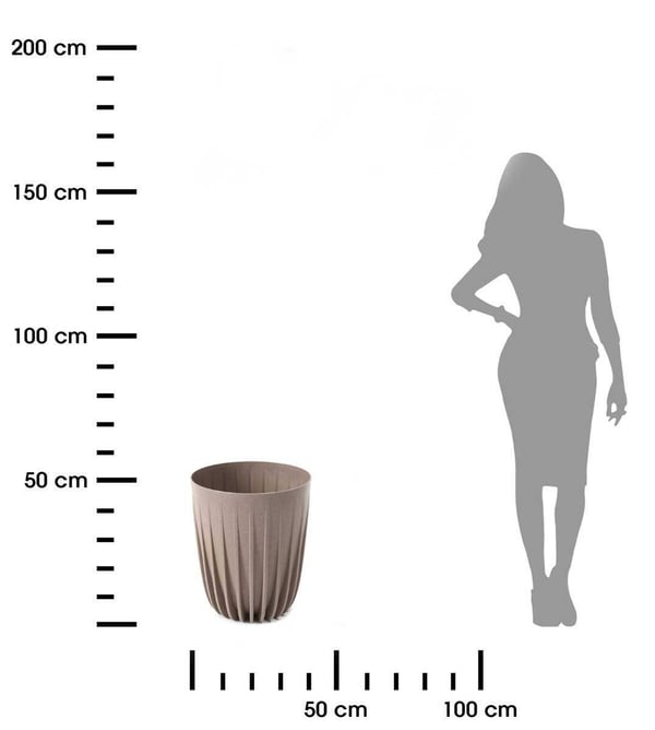 Kukkaruukku Stripped ECO kahvilatte 39x46