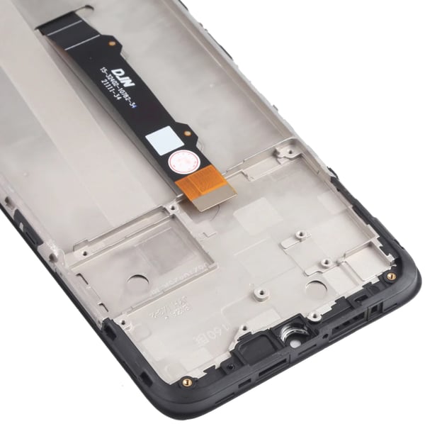 Motorola Moto G50 XT2137 LCD-skärm och pekskärm renoverad svart ram
