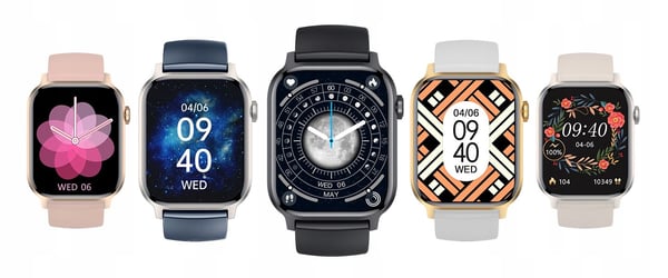 Kiano Watch GO smartklocka herr och damklocka vit med polsk meny