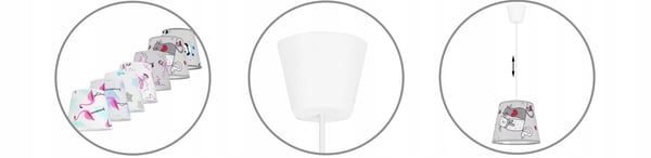 HÆNGENDE LOFTSLAMPE LYKRONE BØRNESKÆRM
