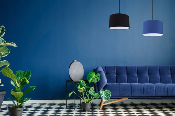 LOFTHÆNGENDE LAMPE LYKRONE LAMPESKÆRM FARVER