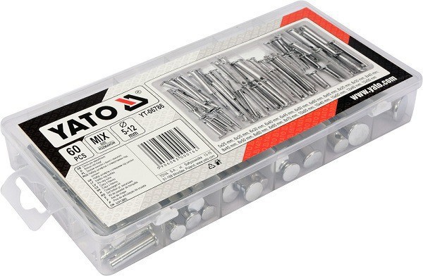 NÅL MED HOVED OG HUL 60 STK - YT-06786