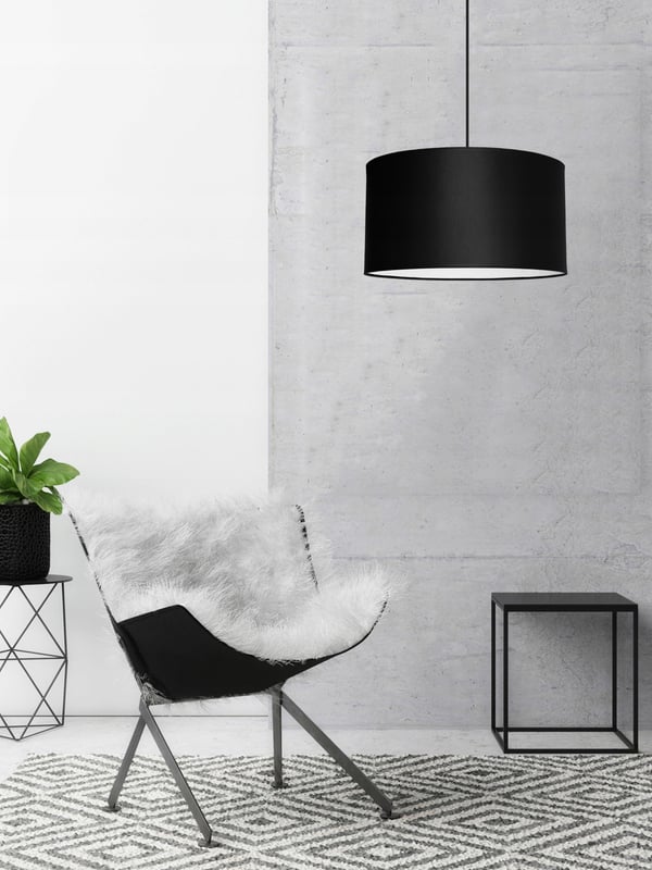 LOFTSLAMPE HÆNGENDE LYKRONE LAMPESKÆRM ELEGANT MODERNE