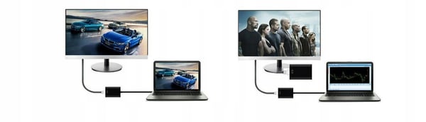 USB til HDMI-adapter Full HD-konverter