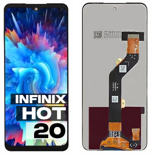 Infinix Hot 20 5G X666 LCD och pekskärm renoverad