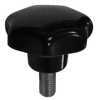 Bakeliittikahva tapilla musta M5*15mm DIN6336L - HS 092830
