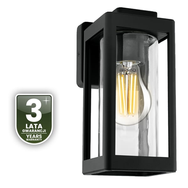 Trädgårdsvägglampa, E27, QUADRA LUMILED, Utomhus, Fasad