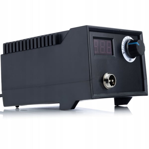 Rosfix 60W brændeovn/brændeovn med display Rosfix Sort Fenix RBB60W + Svamp til loddespidser 50x35mm 1 stk.