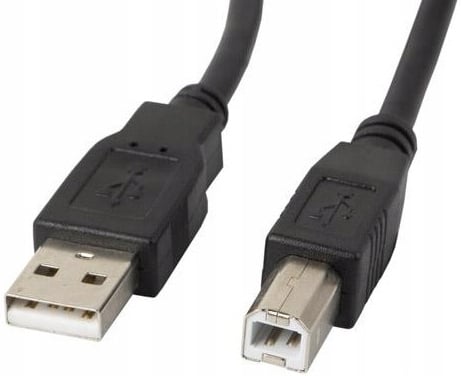 Lanberg AM-BM 3m USB 2.0 Kabel Sort