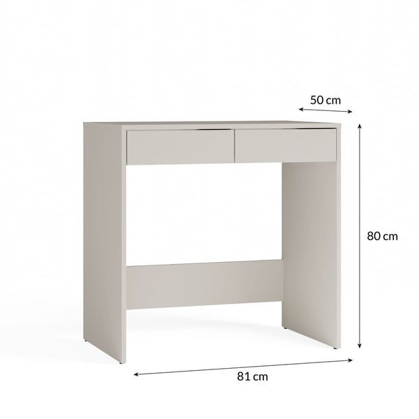 MARINA SKRIVBORD 2 LÅDOR KASHMER BEIGE 2 LÅDOR BARKOST FÖR BARN, STUDIERUMMET
