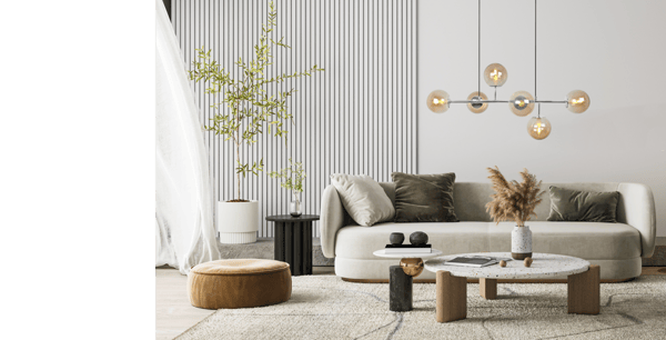 SIENA LOFTLAMPE KROM 6 STK. HONNING E14 LANGE ARME