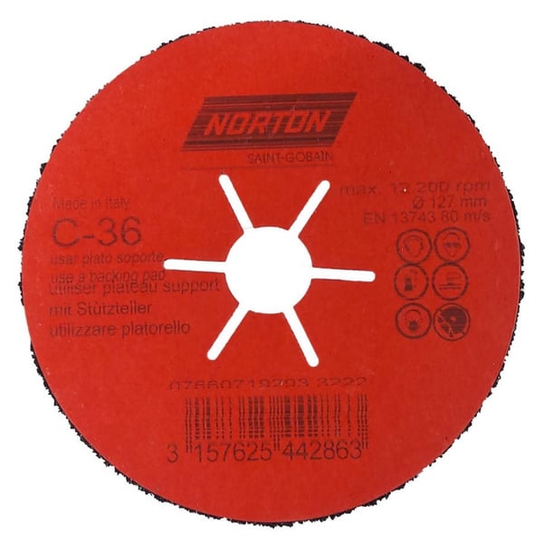 PUOLITTAIPUISA LEVY NORTON CP FLEX 127MM S. 36 - P8 CP127 36