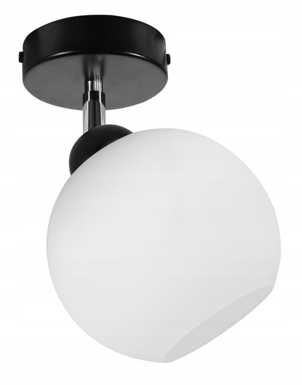 KLASSISK TAKLAMPA VIT BOLL LED-LAMPSKÄRM