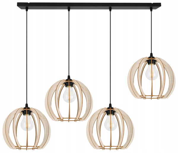 MODERNI PUINEN LED-KATTOVALAISIN