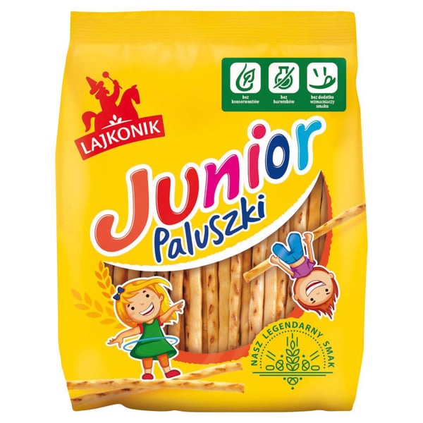 Lajkonik Junior vaniljanmakuiset tikut 180 g