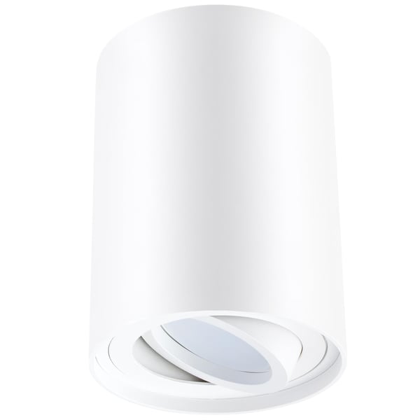 Väggmontering halogenspot spotljus rörlig GU10 rund vit 115mm AMAT-L LUMILED
