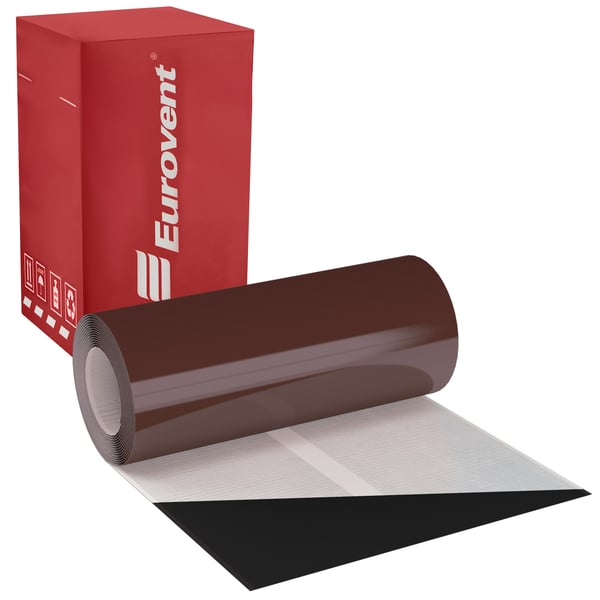 Savupiipputeippi PB flex litteä 300 mm x 5 m RAL 8017